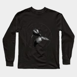 Humpback Whale Circle Long Sleeve T-Shirt